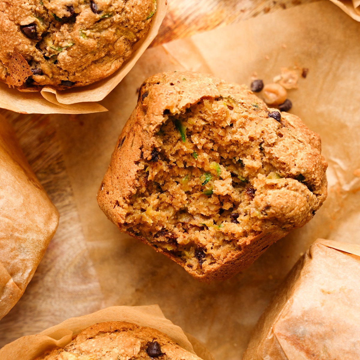 Vegan Zucchini Muffins