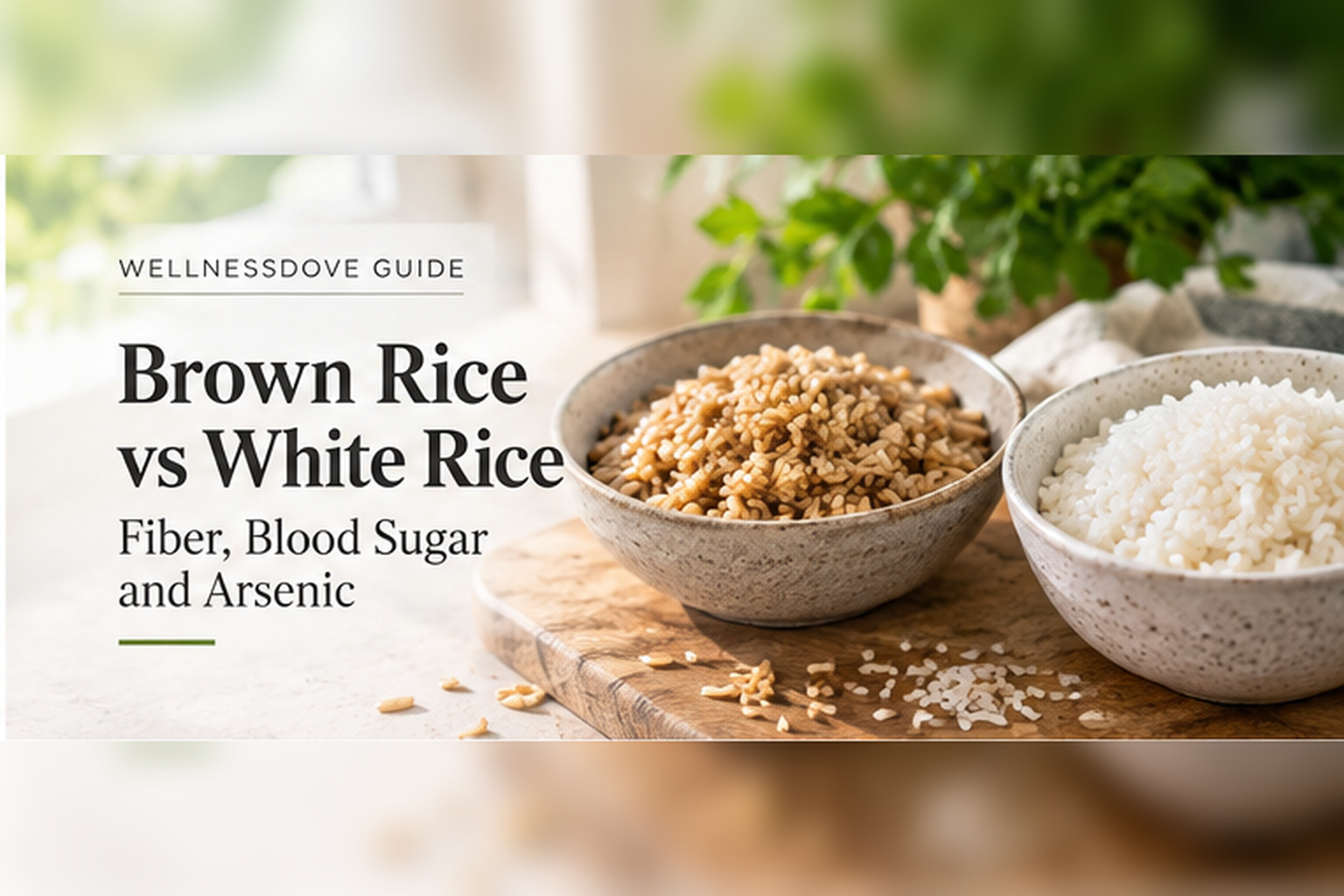 brown rice vs white rice,brown vs white rice nutrition,brown rice glycemic index,arsenic in brown rice,brown rice fiber